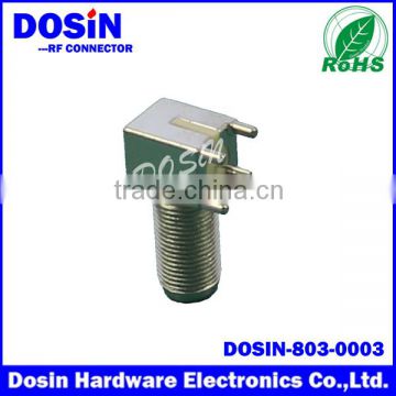 28mm zinc alloy high performance female f connector