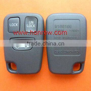 Hot selling Volvo 3 button remote key shell, Volvo 3 button remote key blank