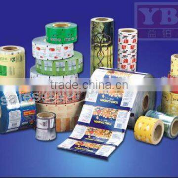 metalized plastic packaging film for snack