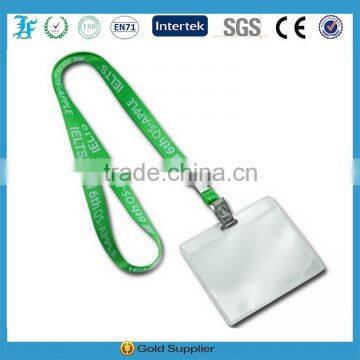 Student waterproof id card holder lanyard