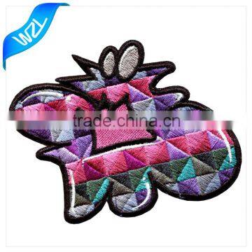 2016 Cheap Price Dye Sublimation Iron on Patch Applique for Garment