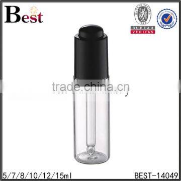 10ml e Liquid Push Press Pump Dropper Amber Clear Glass Essential Oil Glass Bottle Supplier's Choice photo-4