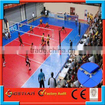 types of courts volleyball