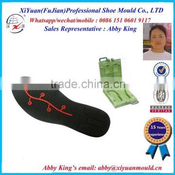 2015 new design bi-color lover Rubber shoe mould maker | Rubber outsole mould | shoe mould