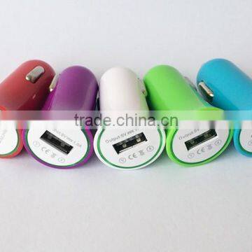 Colorful Trumpet Single Usb Car Charger , Universal 5V Phone Car Charger photo-6