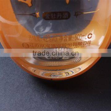 China Professional Factory Customer Unique Shape Wholesale Glass Wine Bottle photo-6