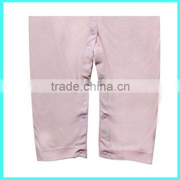 Wholesale Infant Pink Cute & Soft Long Sleeve Solid Colour Baby Romper photo-3