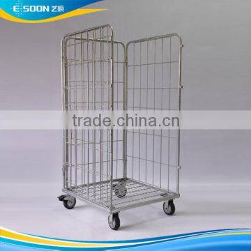 Storage handling cart medical transport roll cage