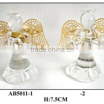 (AB5011)glass angel crystal craft