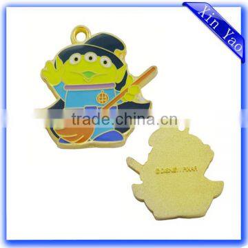 Wholeasale Anime Promotional Zinc Alloy Cheap Soft Enamel Keychain