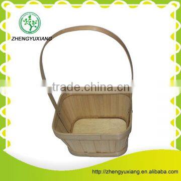 Handmade High Quality Bamboo Basket With Handle for Wholesale photo-6