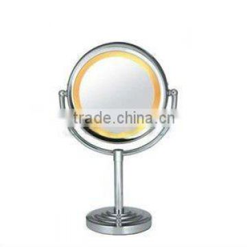 led lighted free standing shaving mirror,magnifying floor mirror,bathroom vanity mirror