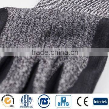 HPPE Fiberglass Nylon PU Coating ANSI 3 Cut Resistant Gloves photo-4