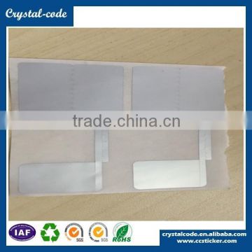 Lowest price waterproof PVC barcode jewelry label for price tags