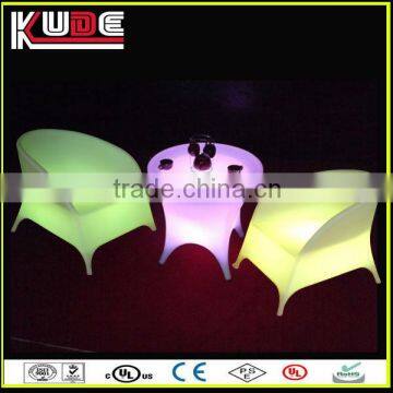 Colorful LED luminous furniture for coffee shop/bar/nightculb/square