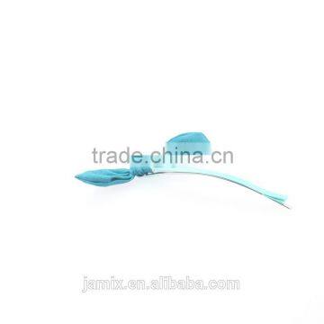 Fashion girls kids colorful chiffon Bunny Ears metal hair CLIPS PINS