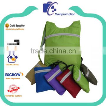 Latest eco-friendly recycled and reusable folding shopping backpack                        
                                                Quality Choice