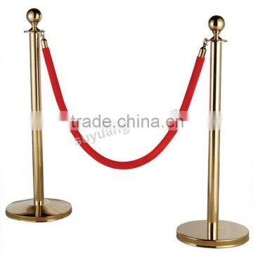 Stainless steel retractable barrier