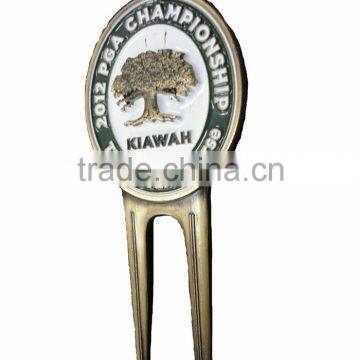 Custom Divot Tool With Golf Ball Marker