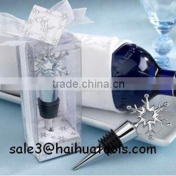 Snow Wine Stopper Gift Set