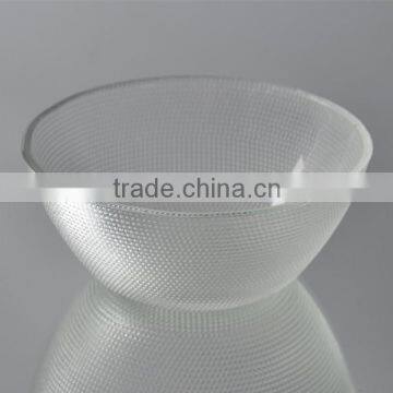 6'' 5'' Clear Pearl Glass Bowl