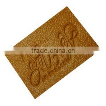 Embossed Technics and Garment,Bags Use garment leather label