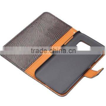 OEM Zebra Pattern Leather Smart Phone Case for Samsung S7 photo-5