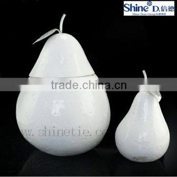 decorative ceramic pear jar fruit jar home decoration pieces craft
