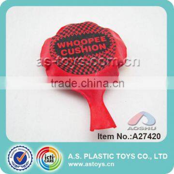 Kids Red Rubber Custom Whoopee Cushion