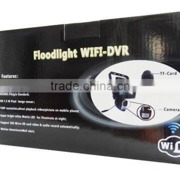 Factory Price 10W LED Hidden Camera High Quality Remote Monitor Wifi Camera DVR