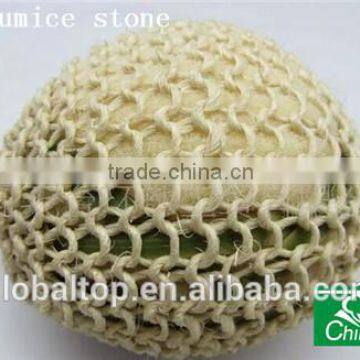 natural sisal sponge with foot pumice sponge