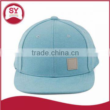 2016 wholesale blank blue snapback cap /hip hop cap