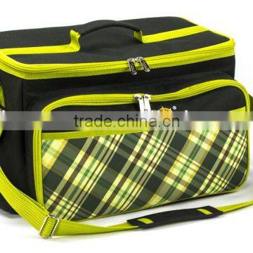 New design Large BBQ insulated picnic bag basket set