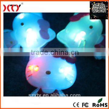 Crystal Kitty lighting power bank 6600mah with dual USB output good for Christmas gift