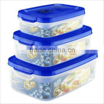 A096 3pcs microwave plastic food box set