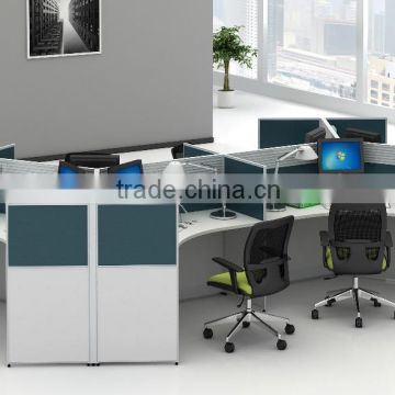 Morden design office workstation with partition