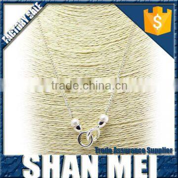 Fashionable design sterling silver chain necklace jewelry