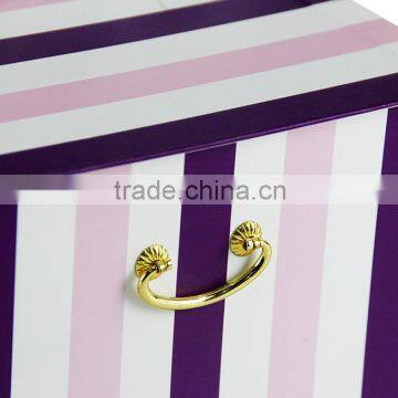 Metal Handle Cardboard Storage Box Customized Cardboard Paper Box Drawer Storage Box photo-5