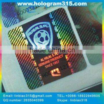 Custom Adhesive High Quality Custom Hologram Anti- Fake Eggshell Sticker photo-3