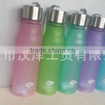 Child resistant glass manufacturers custom hand frosted glass cup creative