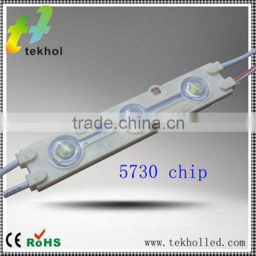 fireproof smd 5730 LED injection module with lens