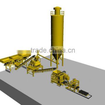 small clay brick making machinery for hollow block price