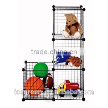 Black Metal Wire Storage Cubes photo-3