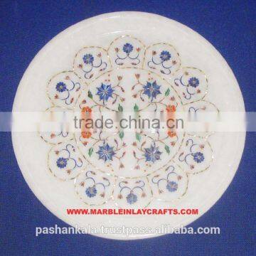 White Marble Plate Christmas Gift