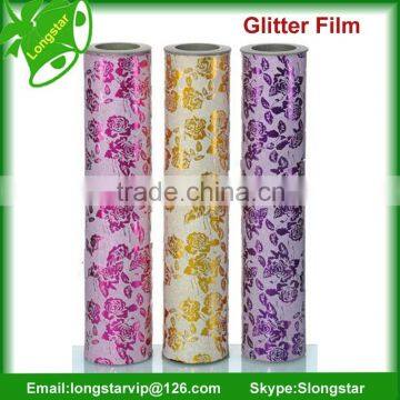 Super Quality Glitter Decoration Film For Christmas Decoration