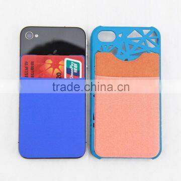 Multi Purpose Microfiber Adhesive Case Card Holder Wallet photo-3