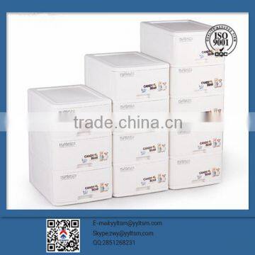 Wholesale  newest plastic drawer , acrylic cube storage box