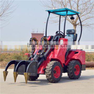 Four Wheel Drive Small Wheel Loader DY620 photo-4