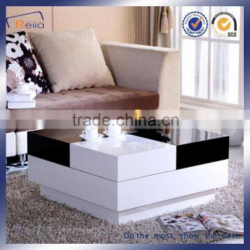 MDF High Gloss Extended Coffee Table/Tea Table