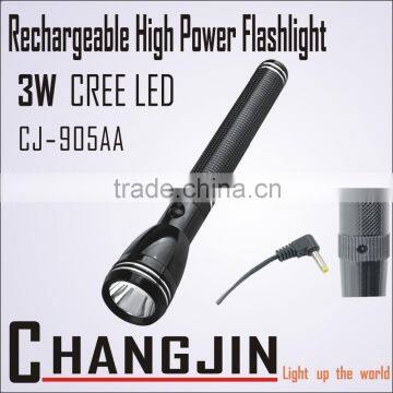 3W Aluminum LED Rechargeable Flashlight Outdoor Torch Light photo-2